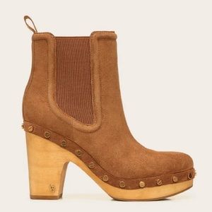 Veronica Beard Suede Decker Clogs - New